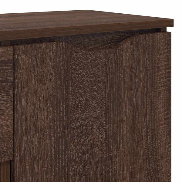 Sivupöytä Ruskea tammi 100 x 30 x 65,6 Tekninen puu