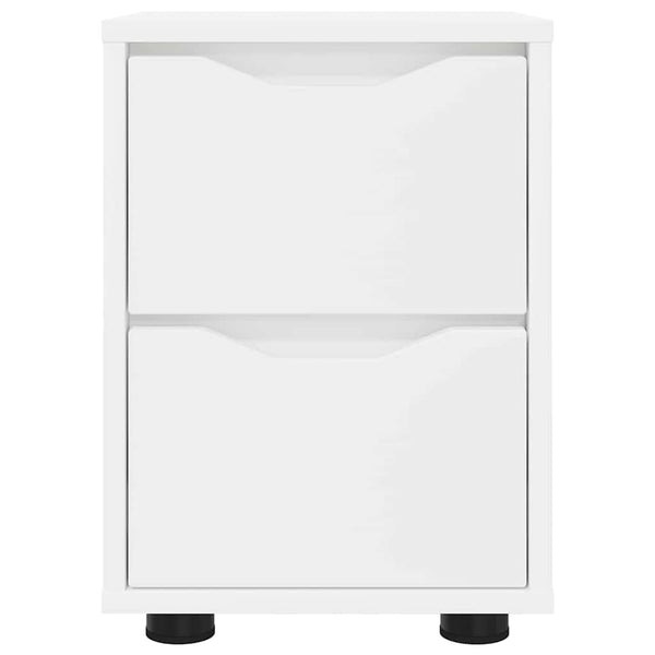 Yöpöydät 2 pcs Valkoinen 30,5 x 30 x 43 cm Tekninen puu