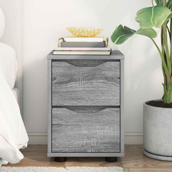 Yöpöytä Harmaa Sonoma 30,5 x 30 x 43 cm Tekninen puu