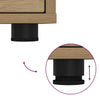 Yöpöydät 2 pcs Artisan tammi 30,5 x 30 x 43 cm Tekninen puu