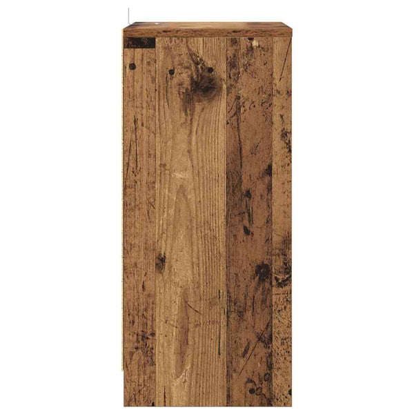 Yöpöydät 2 pcs Vanha Puu 40 x 30 x 467 cm Tekninen puu