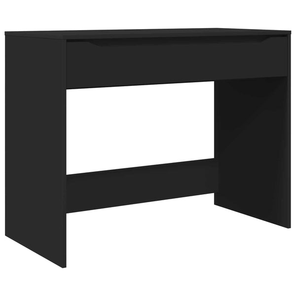 Pöytä laatikon kanssa Musta 100 x 50 x 78 cm Käsitelty puu