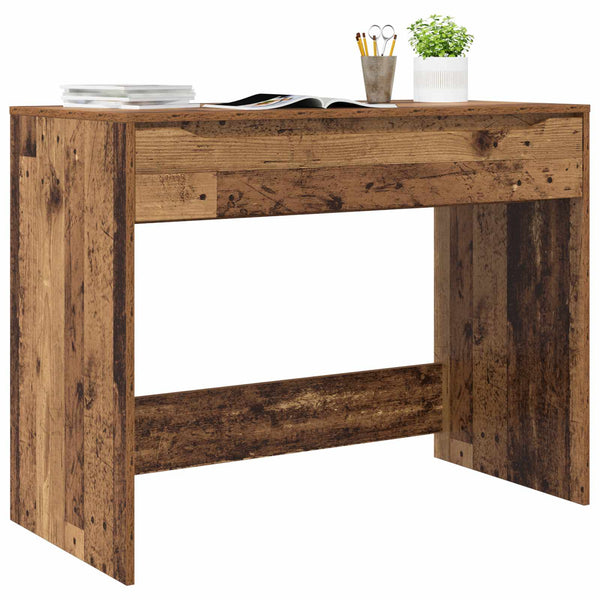 Pöytä laatikon kanssa Vanha puu 100 x 50 x 78 cm Käsitelty puu