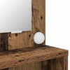 Makuuhuoneen peilillä varustettu meikkipöytä Vanha Puu 80 x 39,6 x 135 cm