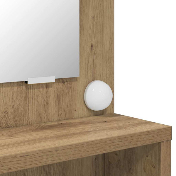 Artisan meikkipöytä makuuhuoneen tammi 80 x 39,6 x 135 cm