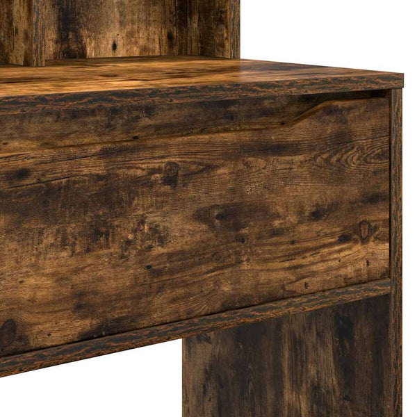 Meikkipöytä Savupähkinä 80 x 39,6 x 135 cm makuuhuoneelle