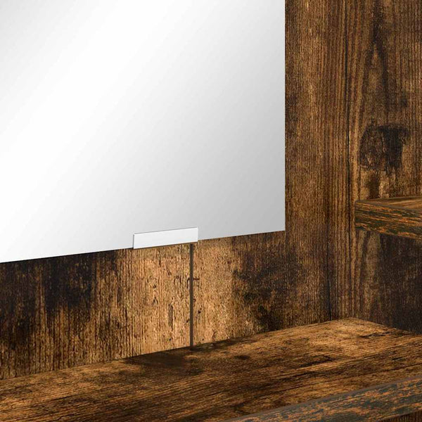 Savupähkinä meikkipöytä 80 x 39,6 x 135 cm makuuhuoneeseen