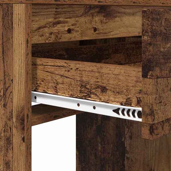 Vanhan Puu-makuuhuoneen meikkipöydät hyllyllä 80 x 39,6 x 135 cm