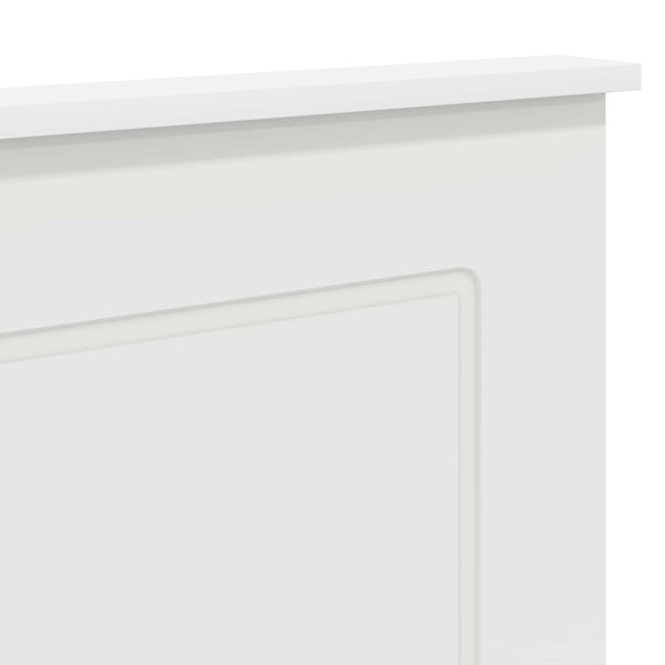 Päätylevy Valkoinen 100 cm Käsitelty puu
