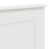 Päätylevy Valkoinen 100 cm Käsitelty puu