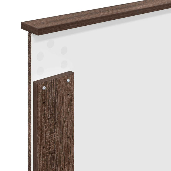 Päätylevy Ruskea tammi 100 cm Käsitelty puu