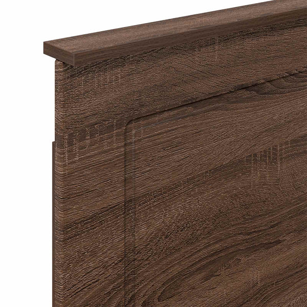 Päätylevy Ruskea tammi 100 cm Käsitelty puu