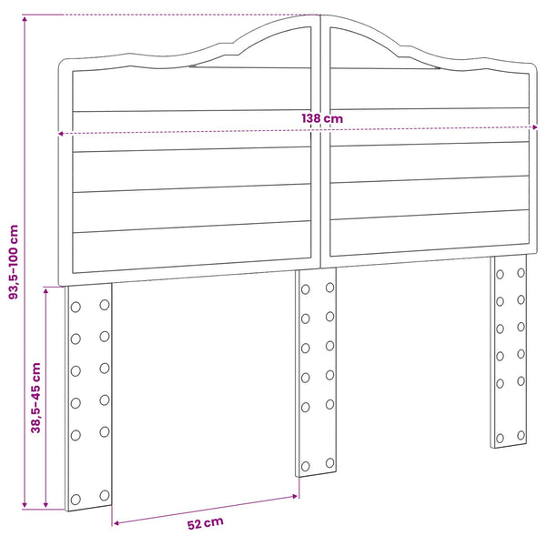 Päätylevy Savupähkinä Tekninen puu