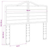 Päätylevy Harmaa Sonoma Tekninen puu