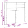Päätylevy Vanha Puu Tekninen puu