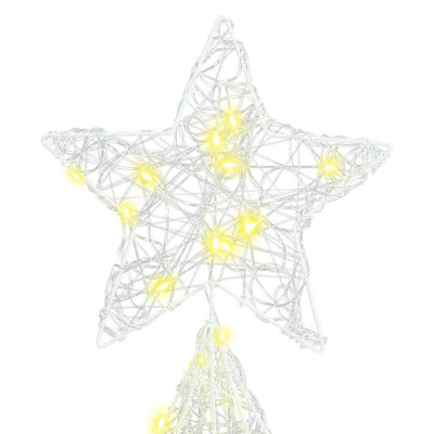 Lämmin valkoinen joulukuusi 240 led-valoilla Reluca 180cm (akryyli)