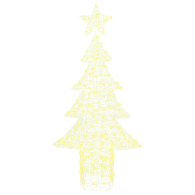 Lämmin valkoinen joulukuusi 240 led-valoilla Reluca 180cm (akryyli)