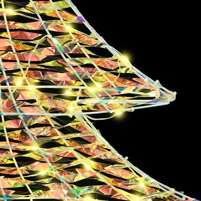 Lämmin valkoinen joulukuusi 120 led-valoilla Vit 120cm (pet)