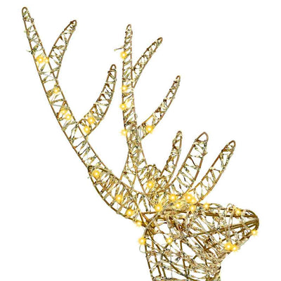 Lämmin valkoinen poro-perhe Largeanu 67x26x127cm (3 pcs pet)