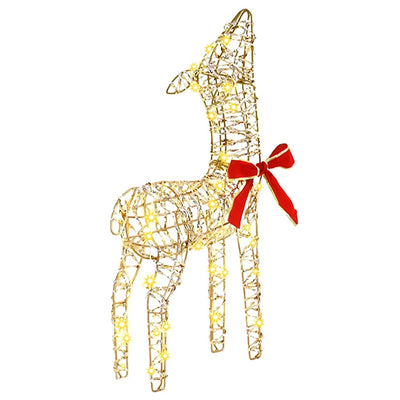 Lämmin valkoinen poro-perhe Largeanu 67x26x127cm (3 pcs pet)