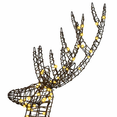3D Poro Lämmin valkoinen 180 cm Rottinki
