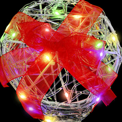 Värikäs lahjarasian koristus Wirna 20x20x21cm (3 pcs akryyli)