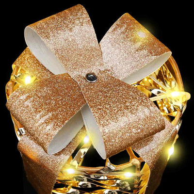 Lämmin valkoinen lahjakotelo koriste Vestita 20x20x20cm (3 pcs pet)