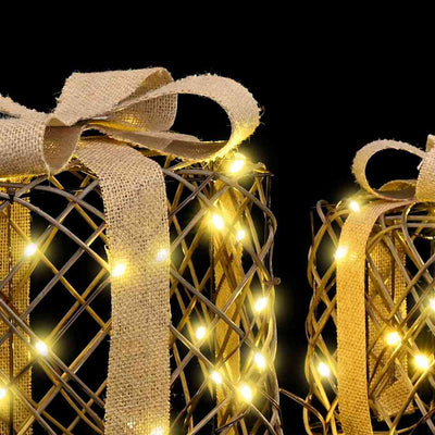 Lämmin valkoinen lahjakotelo Consela 20x20x20cm (3 pcs)