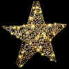 Lämmin valkoinen 3d tähti 50 led-valoilla Marinda 55x52.5x9cm (pet)