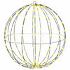 Lämmin valkoinen pallo 192 led-valoilla Ancuta 60cm (metalli)