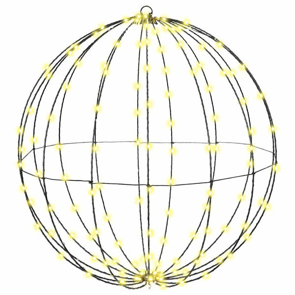 Pallo Lämmin valkoinen 59,5 x 59,5 x 63 cm Metalli