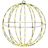Lämmin valkoinen pallo 192 led-valoilla Bertiz 40cm (2 pcs metalli)