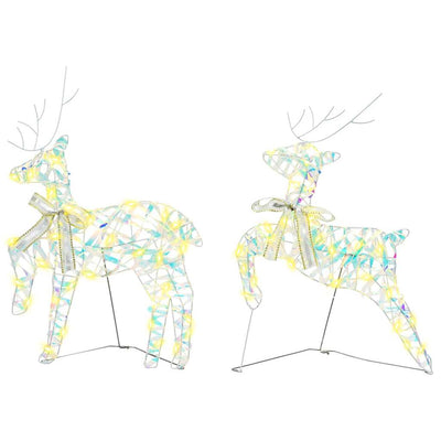 Lämpimän valkoinen led-joulupeurat Ingritte 44x18x65.5cm (2 pcs pet)