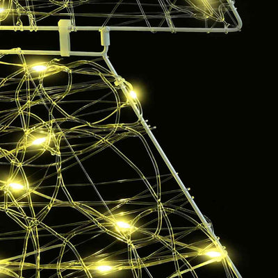 Lämpimän valkoinen joulukuusi 160 led-valoilla Ovidia 150cm (akryyli)