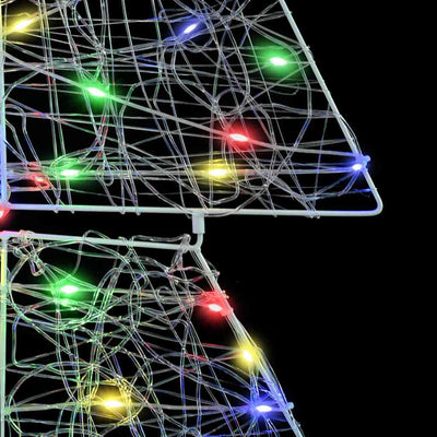 Monivärinen joulukuusi Giacomo 150cm (160 led-valoilla, akryyli)