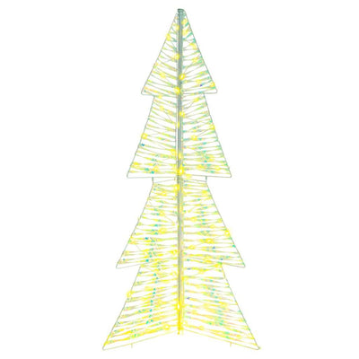 Lämpimän valkoinen joulukuusi 160 led-valoilla Lenel 150cm (pet)