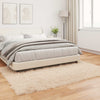 Tekonahkainen lampaantalja-matto TAFALLA Beige 120 x 170 cm