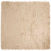 Tekonahkainen lampaantalja-matto TAFALLA Beige 160 x 160 cm