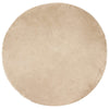 Tekonahkainen lampaantalja-matto TAFALLA Beige Ø 160 cm