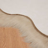 Tekonahkainen lampaantalja-matto TAFALLA Beige 50 x 80 cm