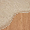 Tekonahkainen lampaantalja-matto TAFALLA Beige 50 x 80 cm