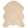 Tekonahkainen lampaantalja-matto TAFALLA Beige 50 x 80 cm