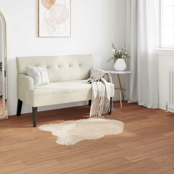 Tekonahkainen lampaantalja-matto TAFALLA Beige 60 x 90 cm