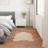 Tekonahkainen lampaantalja-matto TAFALLA Beige 60 x 90 cm