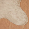 Tekonahkainen lampaantalja-matto TAFALLA Beige 80 x 120 cm