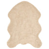 Tekonahkainen lampaantalja-matto TAFALLA Beige 80 x 120 cm