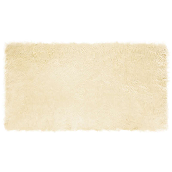 Tekonahkainen lampaantalja-matto TAFALLA Kerma 60 x 110 cm