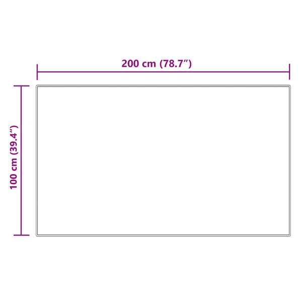 Tekonahkainen lampaantalja-matto TAFALLA Kerma 100 x 200 cm