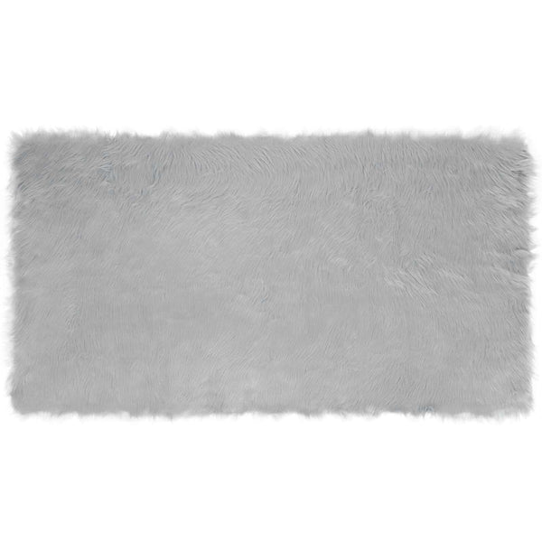 Tekonahkainen lampaantalja-matto TAFALLA Harmaa 60 x 110 cm