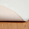 Liukuestettä sisältävä tekokaninannahkamatto OLITE valkoinen